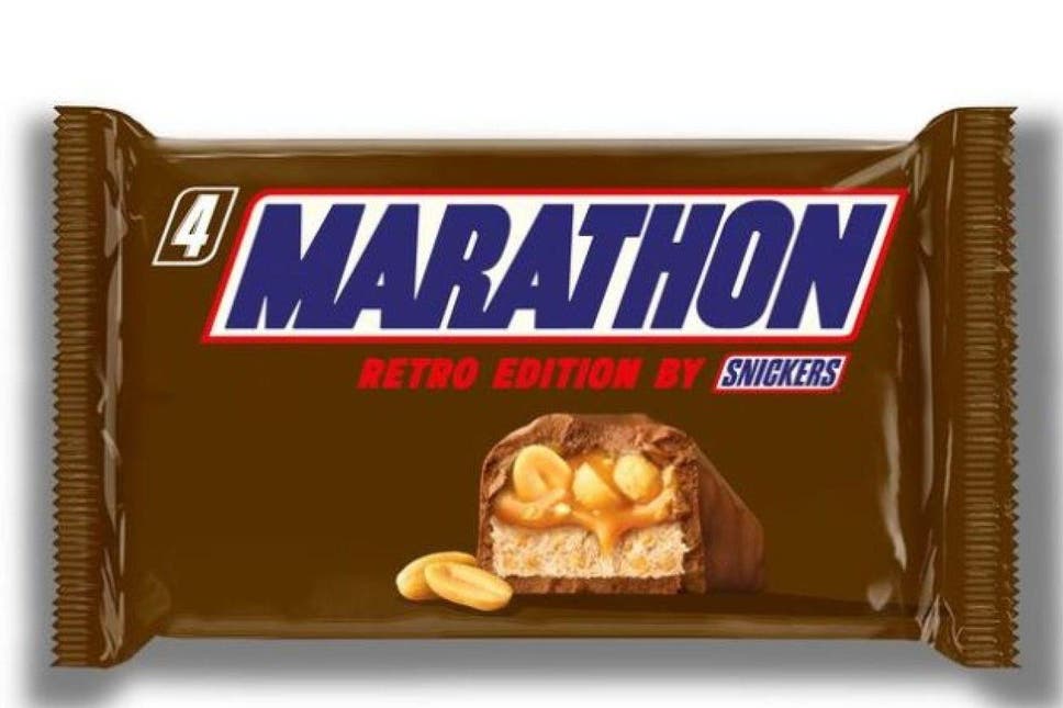 Snickers bars to be called Marathon again after nearly 30 years